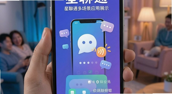 星聊通多场景应用展示图