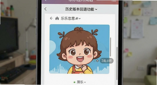 乐乐应用商店历史版本回退功能界面截图