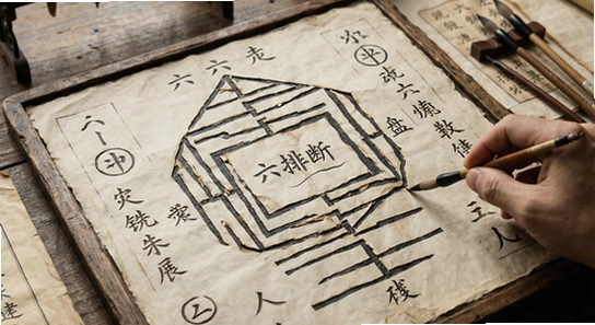 六爻断卦装卦排盘细节展示