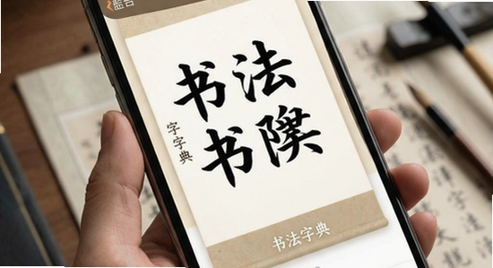 书法字典app界面展示