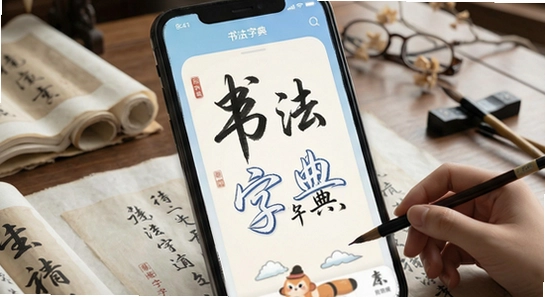 书法字典app多场景应用