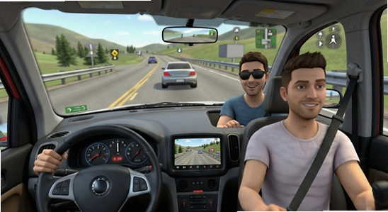 公路之旅多人汽车模拟多场景联机驾驶 670x360