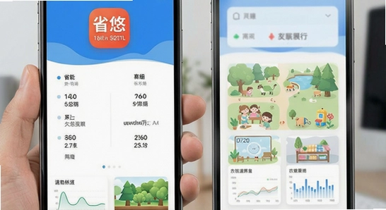 670*360 省悠应用主界面功能展示图