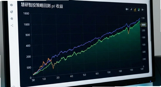 慧研智投策略回测界面与收益曲线展示