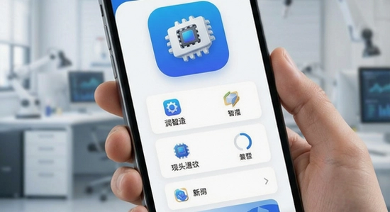 润智造app主界面功能展示图