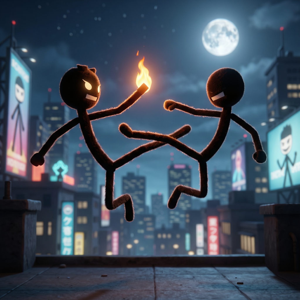 �����Ҷ������(Supreme Brawl Stickman Fight)�ٷ�������v3.4 �񶷾�����