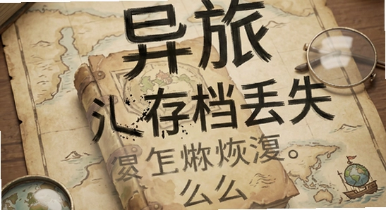 文字异旅存档丢失怎么恢复