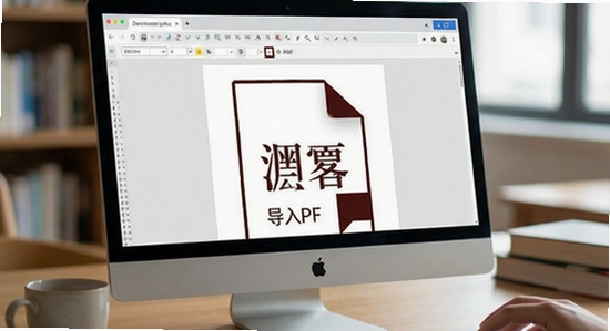 渊薮知客导入PDF显示不全