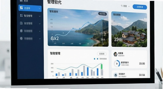 屿算店铺智慧管理软件主界面展示图