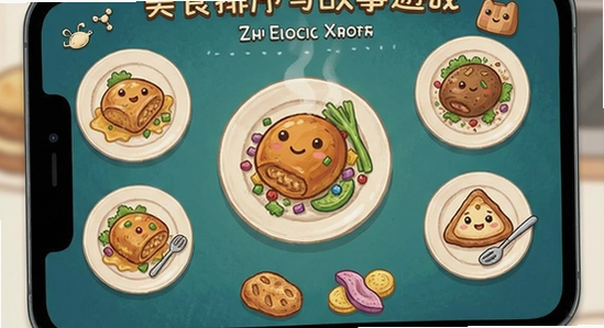 美食排序与故事游戏主界面展示