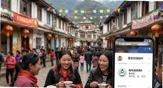 锡都个旧同城圈子互动场景展示图 670x360