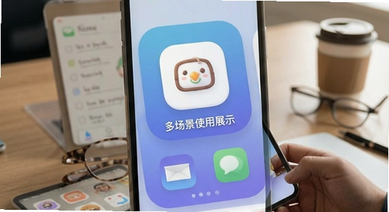 ��ҵ��app�ೡ��ʹ��չʾͼ