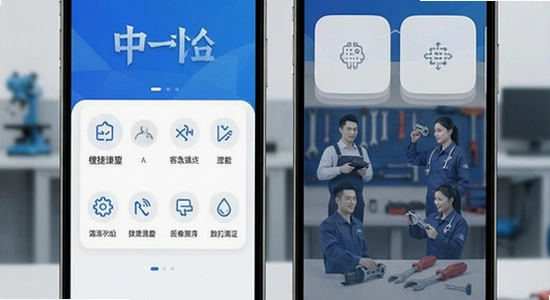 �н��ۺ�ƽ̨app��ҳ���ܽ���չʾ