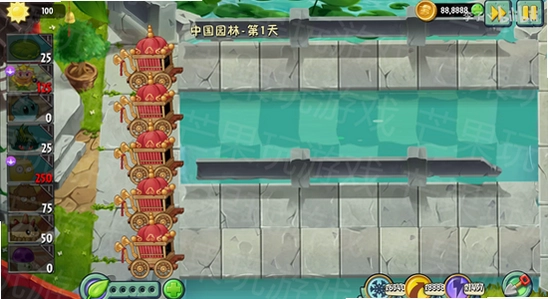 植物大战僵尸2shuttle新版本 游戏界面,色彩丰富 无水印 宣传图