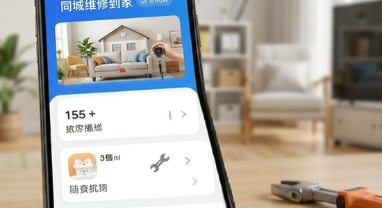 ͬ��ά�޵���APP��ҳ����չʾͼ