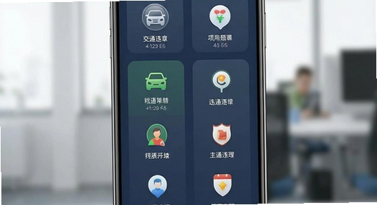 ��ͨΥ��Υ��ָ��app�����湦��չʾͼ