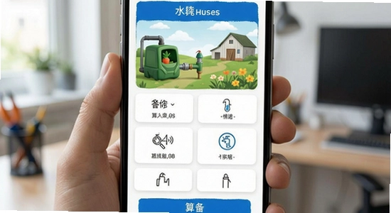 网上水电在线算应用主界面展示