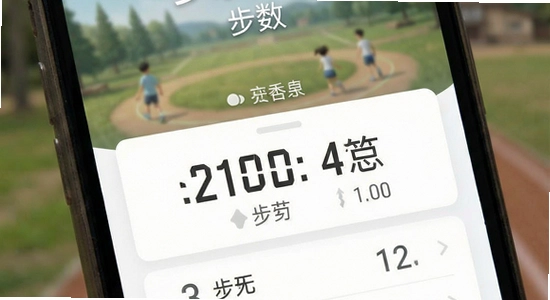 步录朝夕主界面步数记录展示图