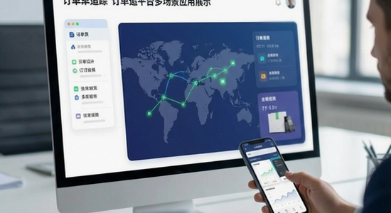 订单追踪平台多场景应用展示图