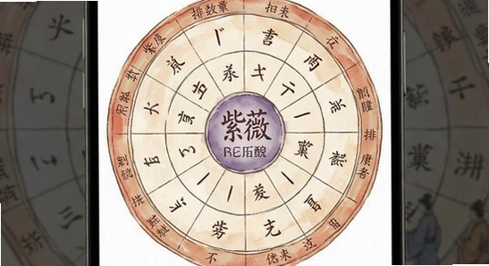 紫薇斗数排盘应用主界面展示图