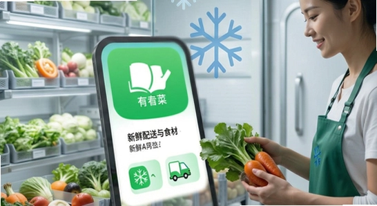 有菜app冷链配送与新鲜食材场景图