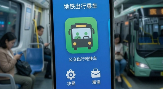 公交出行地铁乘车app主界面功能展示