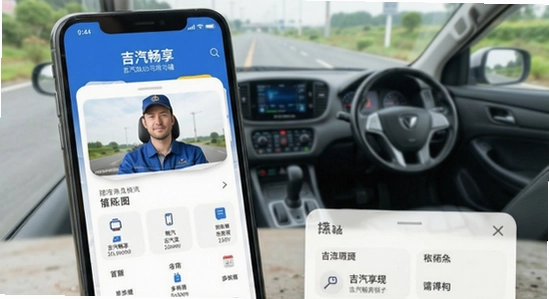 吉汽畅享司机端多场景使用展示图
