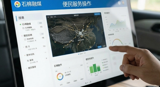 石棉融媒便民服务操作界面