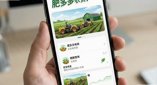 �ʶ��ũ�ʵ���ƽ̨�ֻ��˽���չʾͼ