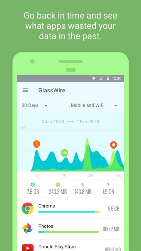 GlassWire���İ�����v3.0.400 ���°�