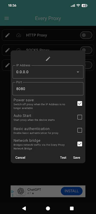 Every Proxy APP���°����ؽ�ͼ
