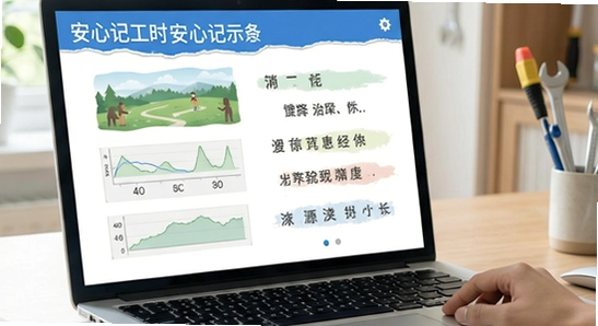 安心记工时多场景使用展示图