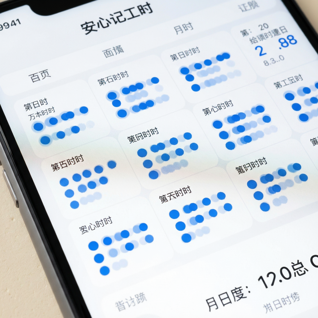 安心记工时官方版下载截图