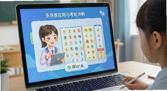珠心算Ai学生端多场景应用与考前冲刺