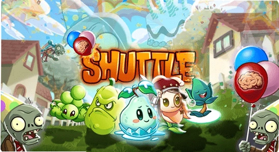 PvZ 2 SHUTTLE游戏主界面,植物大战僵尸游戏画面