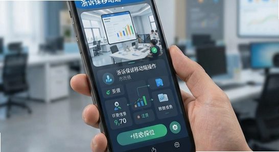 浙诉保移动端操作场景展示图