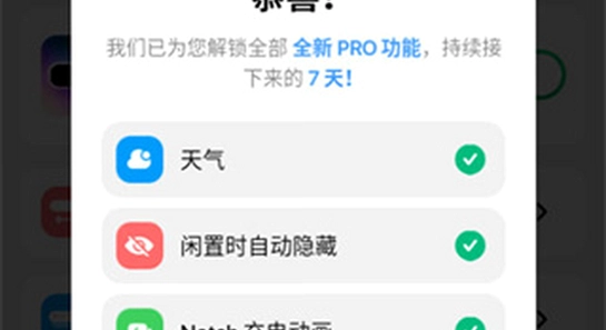 灵动岛pro5.3免费下载 权限设置页面,色彩丰富 无水印