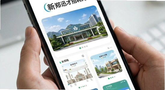 新郑迅才招聘网应用界面展示