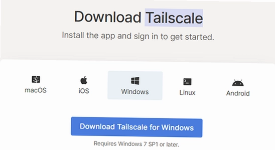 Tailscale�ٷ������ذ�װ�����ͼ,�ؼ���Tailscale�ٷ�������,ɫ�ʷḻ��ˮӡ����ͼ