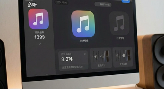 多听音乐本地音乐管理界面