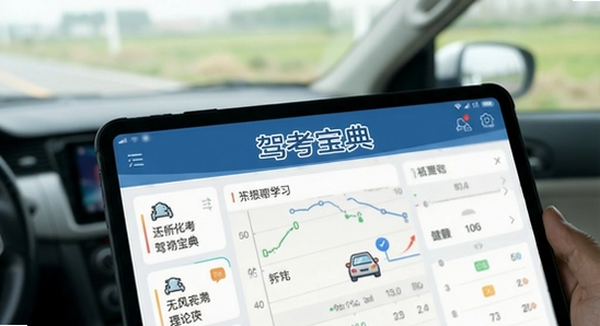 驾考宝典无人机理论学习界面展示