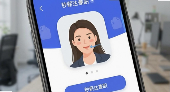 秒薪达兼职app界面展示