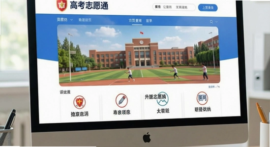 高考志愿通首页功能展示图