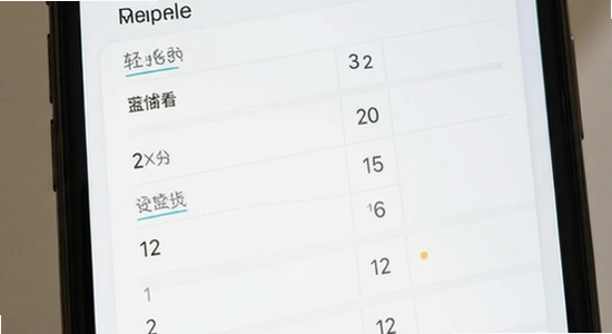 轻日程app主界面展示