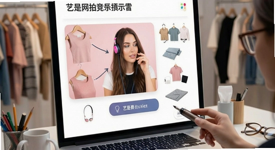 艺是网拍竞拍场景示意图