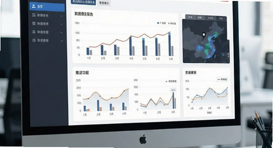 联拍移动后台数据报表与推送功能界面