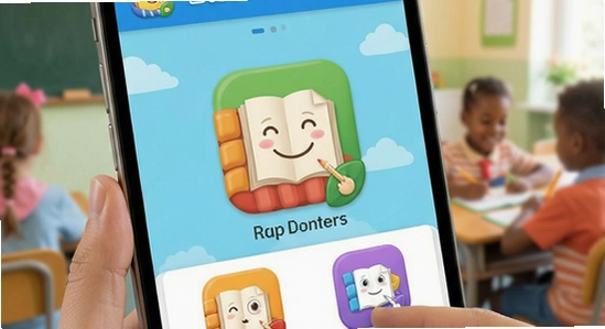 四年级英语上册app学习界面展示