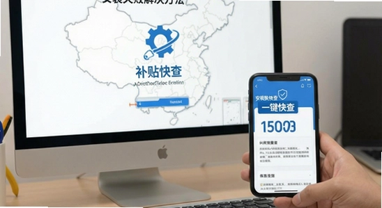 补贴一键快查安装失败解决方法
