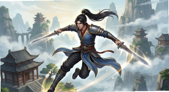 剑侠世界4无限江湖场景与轻功飞行画面