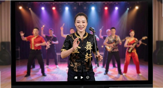 金舞轩节奏训练与投屏场景图